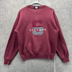 Vintage JanSport Sweatshirt Mens Small Red Stevens S Logo Crewneck Fleece